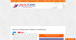 Desktop Screenshot of jogjaflight.com